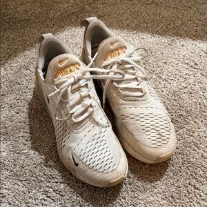 Nike Air Zoom Beige and Orange Sneakers